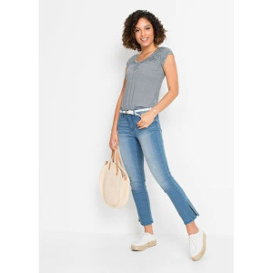 Bonprix Bluzka W Paski Z Ekologicznej Wiskozy 40-42 908038