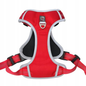 SZELKI dla psa GUARD bezuciskowe TOKYO red XL