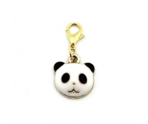 Zawieszka do bransoletek charms panda emalia