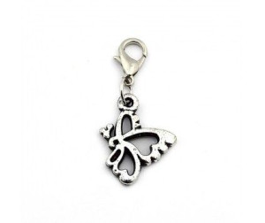 Zawieszka do bransoletek charms motyl prezent