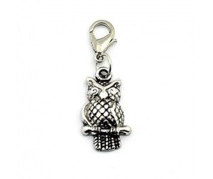 Zawieszka do bransoletek charms sowa prezent