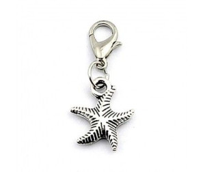 Zawieszka do bransoletek charms rozgwiazda metal