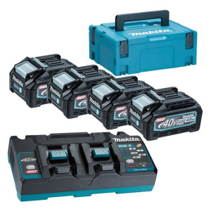 Zestaw Zasilający Xgt 40v 4*4.0ah + Dc40rb + Makpac3
