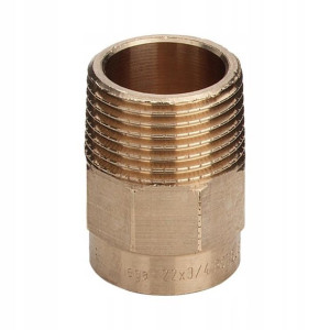 Nypel miedziany 22 mm x 1/2 cala GZ VIEGA