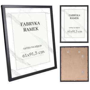 Ramka 61x91,5 ramka na zdjęcia rama czarna ramki