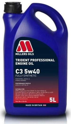 Olej Silnikowy Millers Trident Profess C3 5W40 5L