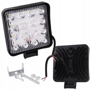 Lampa Robocza 16 Led Halogen Szperacz 48w 12v 24v