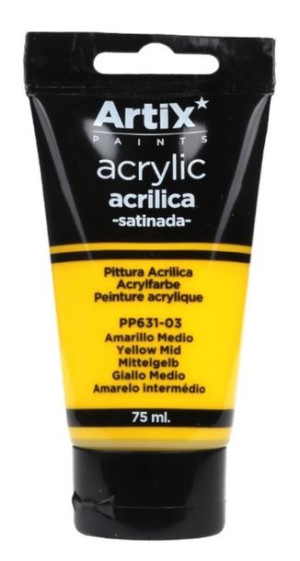 Farba Akrylowa 75 Ml Żółta