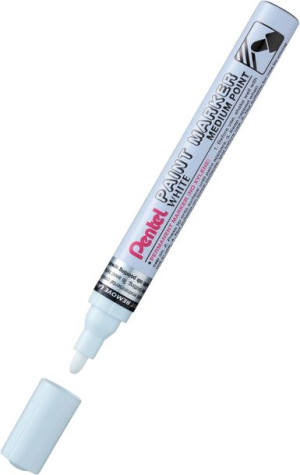 Marker Olejowy Pentel Mmp10-W Okrągły Biały