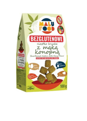 Malu Ciastka Kruche Z Konopią Bez Cukru Glutenu
