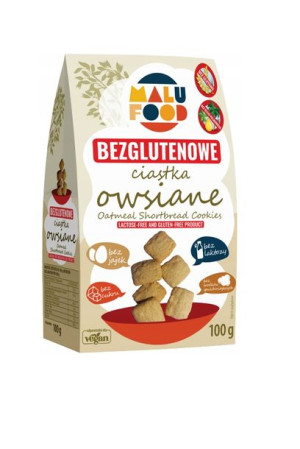 Malu Ciastka Owsiane Bez Cukru Glutenu Laktozy