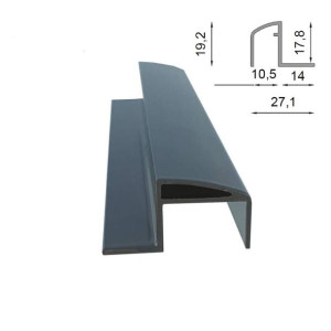 Profil zamykający do profili okapowych W10 Renoplast