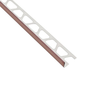 Outlet Profil Narożny L Miedziany szerokość 10,5mm - 70 cm