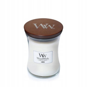 WoodWick Świeca średnia Linen