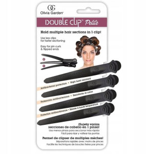 Olivia Garden Double Click Petite czarne 4 sztuki