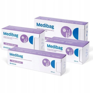 Medibag torebki do sterylizacji 200sztuk 190x330mm