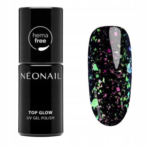 NeoNail Lakier Hybrydowy 7,2ml Top Glow Lime AF