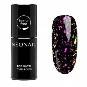 NeoNail Lakier Hybrydowy 7,2ml Top Glow Rose AF