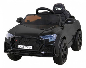 RAMIZ Audi RS Q8 Autko na akumulator czarny + pilot+ LED + MP3/USB
