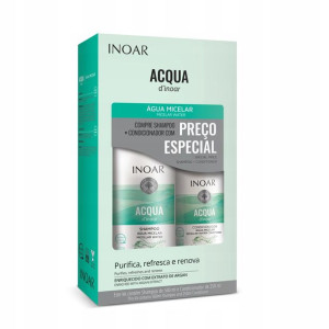 Inoar Duo Acqua szampon + odżywka 500ml+250ml