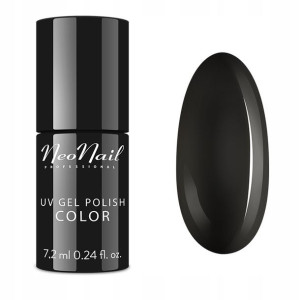 NeoNail Lakier Hybrydowy 7,2ml - Pure Black