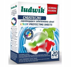 LUDWIK Chusteczki do prania wyłapujace kolor 20szt