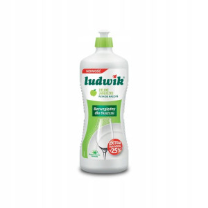 Ludwik Płyn do naczyń 900g zielone jabłuszko