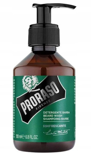 Proraso szampon do brody Green Mentol 200ml