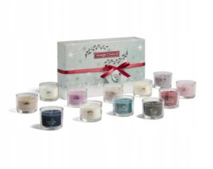 Yankee Candle Zestaw 12 świec mini Snow Globe Wond