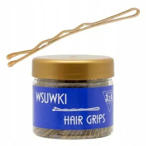 Wsuwka karbowana z kulkami złota 7 cm 500g