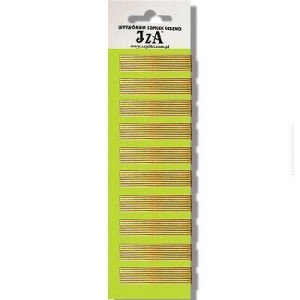 Wsuwka prosta z kulkami złota 6 cm 126/paletka