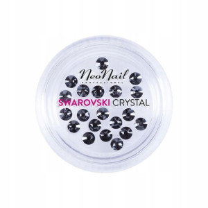 Neonail Cyrkonie Swarovski SS10 20sztuk Hematite