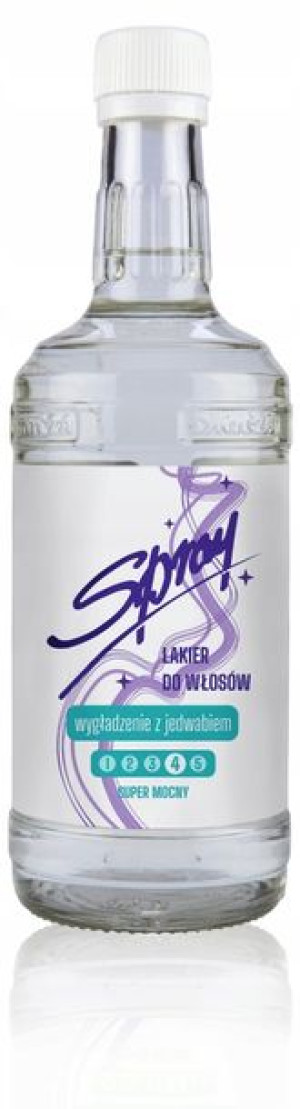 Synteza Lakier Spray 500ml wygładzenie z jedwabiem