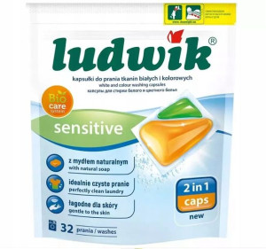 Ludwik Kapsułki do prania sensitive 32szt uniwersa