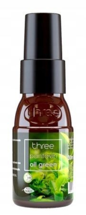 Three olejek green do włosów farbowanych 30ml