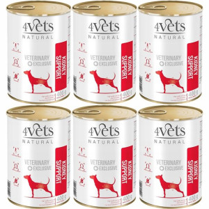 4VETS NATURAL Kidney Support Dog 6x400g