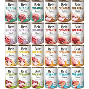 Karma Brit Paté & Meat Mix 8 Smaków 24x800g