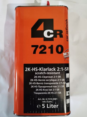 Lakier bezbarwny 4CR 7210 SR 5L + 2,5utw