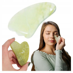 Kamień Jadeitowy Gua Sha Płytka Guasha