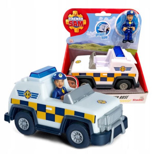 Simba Strażak Sam Pojazd Policyjny 4x4 +figurka 3+