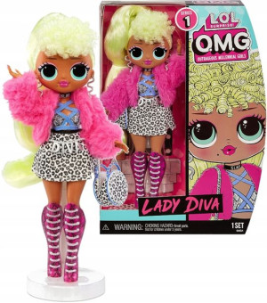 Lol Surprise Omg Lady Diva Seria 1 Lalka Zestaw