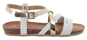 Modne Sandały IGI&CO 3694111 biało- złote r40