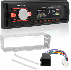 Radio Samochodowe 1-Din Usb Aux Sd Mp3 Lcd
