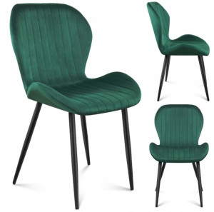 Krzesło Fotel Do Salonu Elegancki Mark Adler Welur