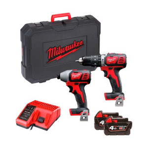 Milwaukee Zestaw WKRĘTARKA ZAKRĘTAK M18BPP2C-402C