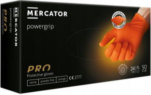 Rękawice nitrylowa Mercator powergrip orange M