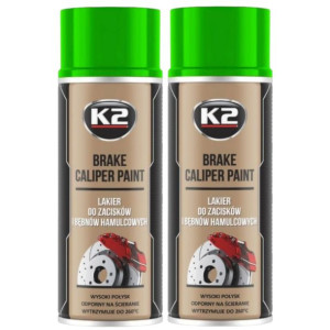 2x K2 Brake Caliper Paint Lakier Do Zacisków I Bębnów Hamulcowych Zielony