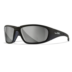 Okulary Wiley X BOSS Grey Silver Flash Matte Black Frame - CCBOS06