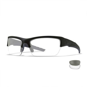 Okulary strzeleckie Wiley X VALOR 2.5 Grey / Clear Matte Black Frame