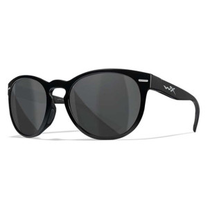 Okulary Wiley X COVERT Smoke Grey Gloss Black Frame - AC6CVT01